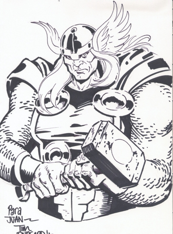 Thor - TIM BURGARD, in Juan Rojas Caballero's Aviles 2010 Comic Art ...
